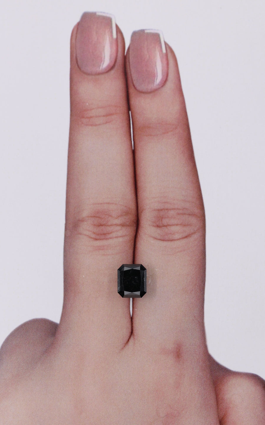 Radiant Black Natural Diamond 2.23ct loose diamond