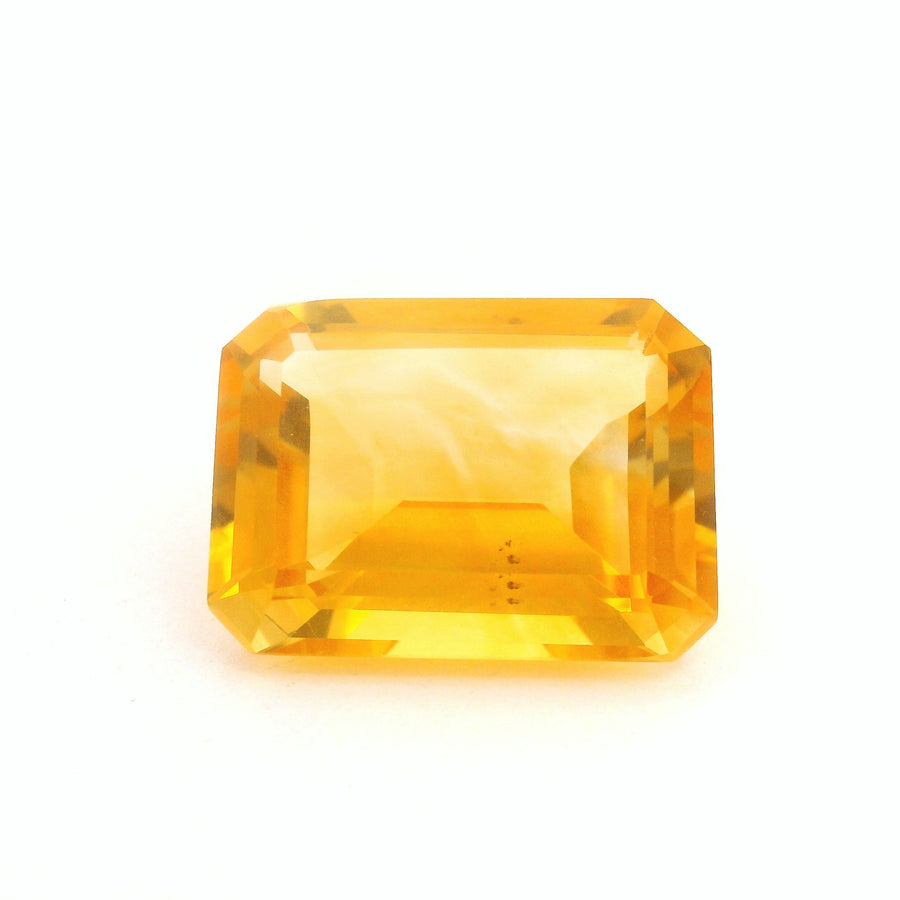 Octagonal Yellow Citrine 10.08ct loose gemstone