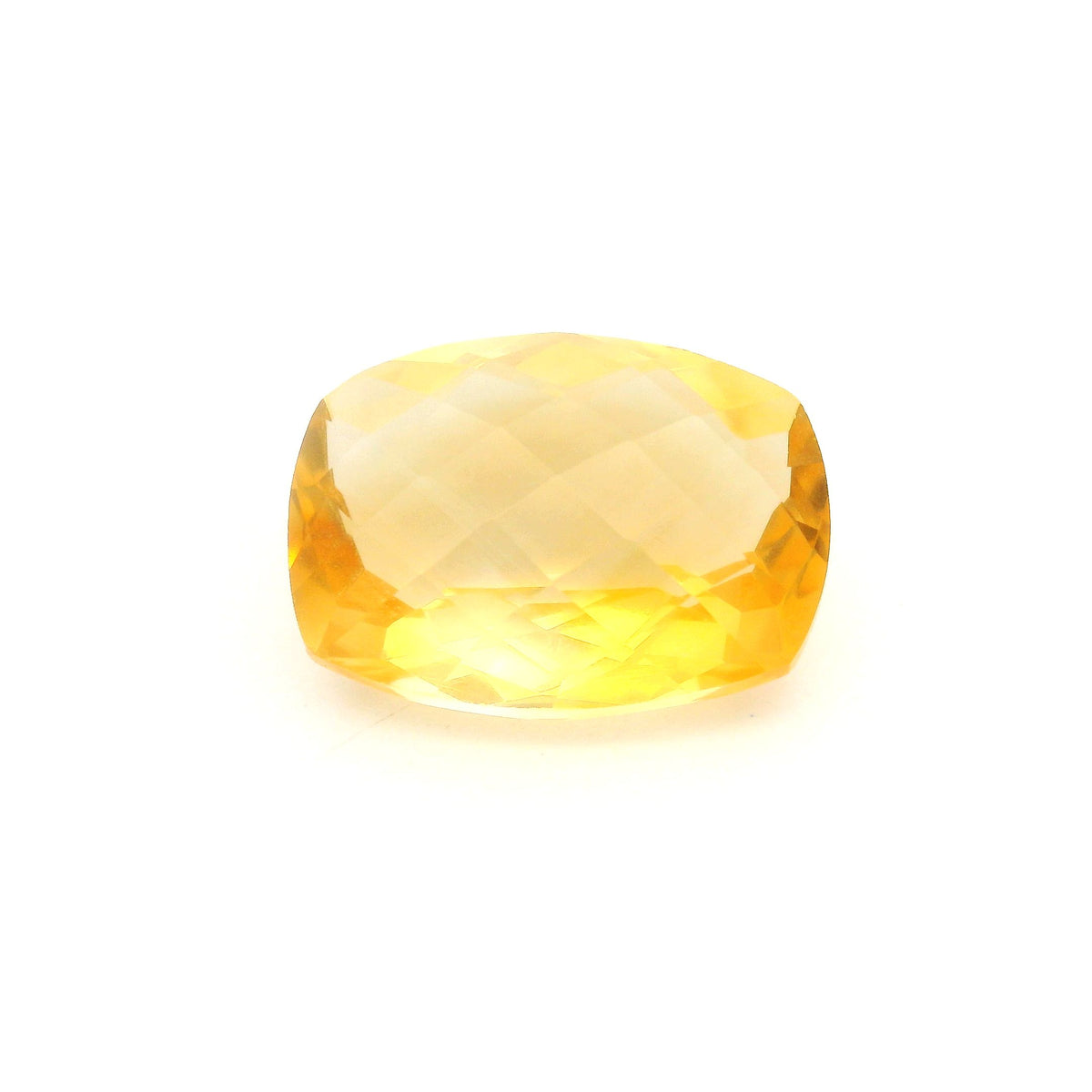 Cushion Yellow Citrine 9.1ct loose gemstone
