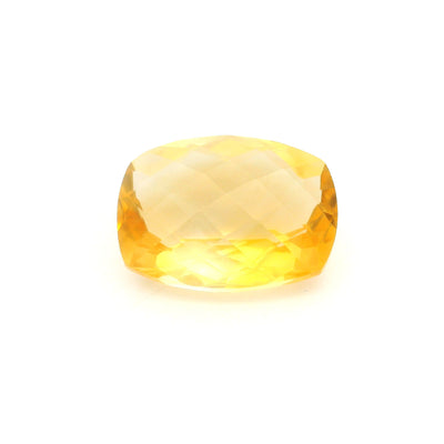 Cushion Yellow Citrine 9.1ct loose gemstone