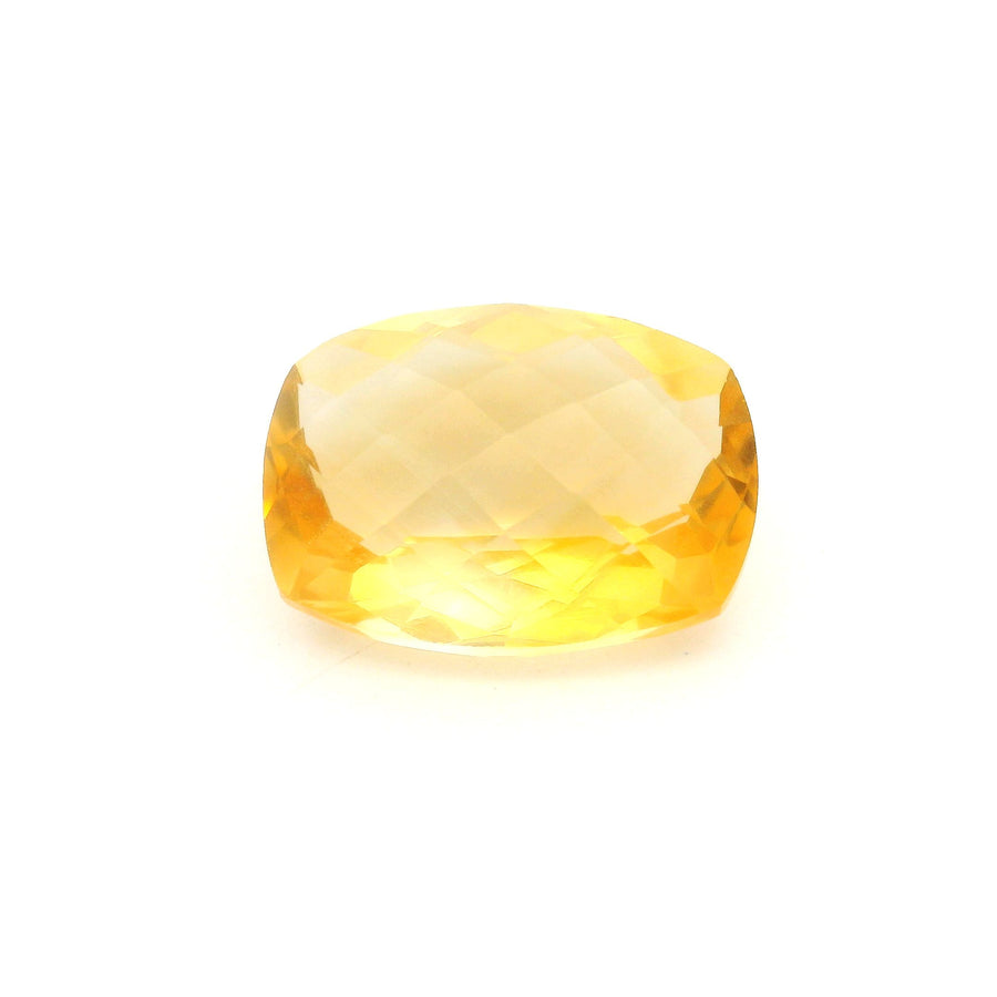 Cushion Yellow Citrine 9.1ct loose gemstone
