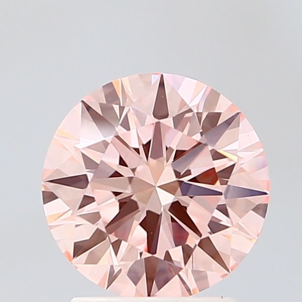 Round Fancy Intense Pink Lab-grown Diamond 2.05ct VVS2 loose diamond