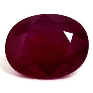 Oval Red Ruby 3.65ct loose gemstone
