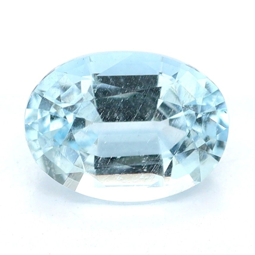 Oval Blue Aquamarine 0.77ct loose gemstone