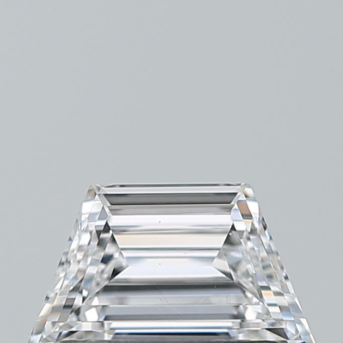 Trapezoid Natural Diamond 0.50ct D VS2