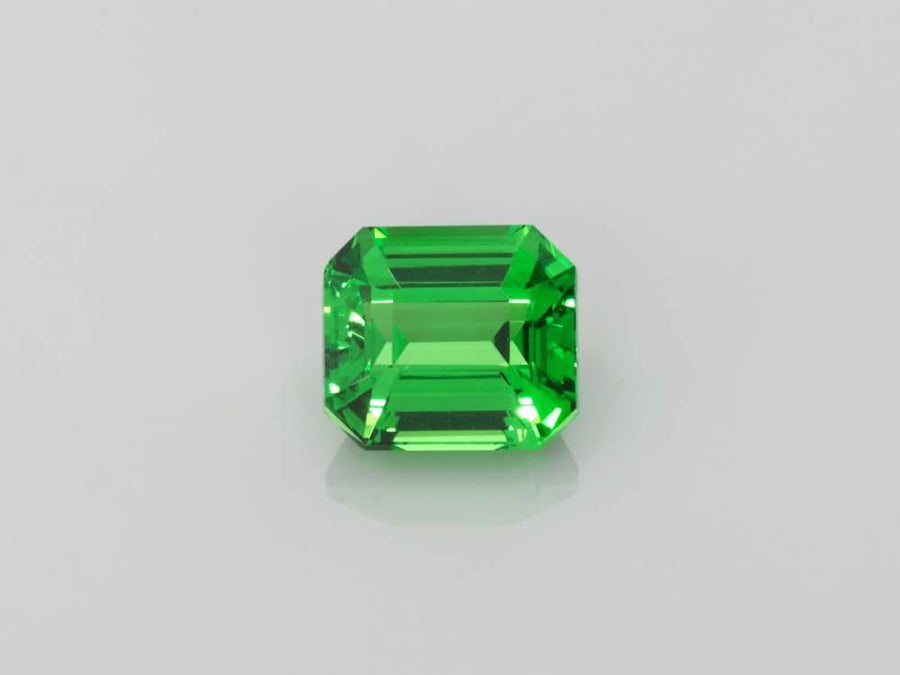 Octagonal Green Garnet 1.54ct loose gemstone