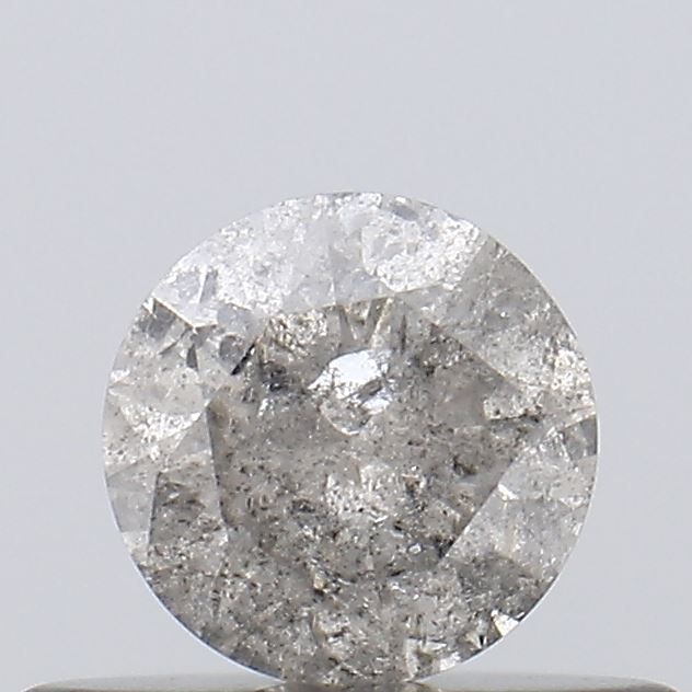 Round Salt And Pepper Natural Diamond 0.34ct I3 loose diamond