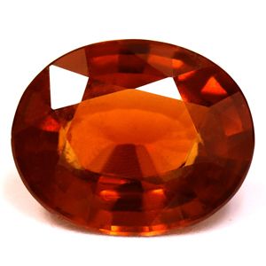 Oval Orange Garnet 7.67ct loose gemstone
