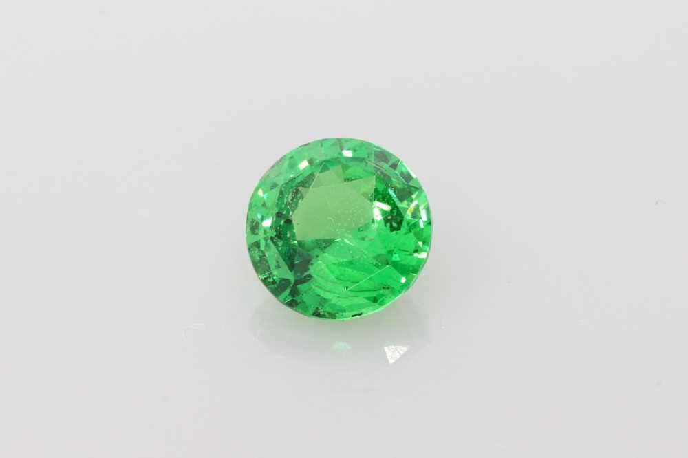 Round Green Garnet 1.54ct loose gemstone