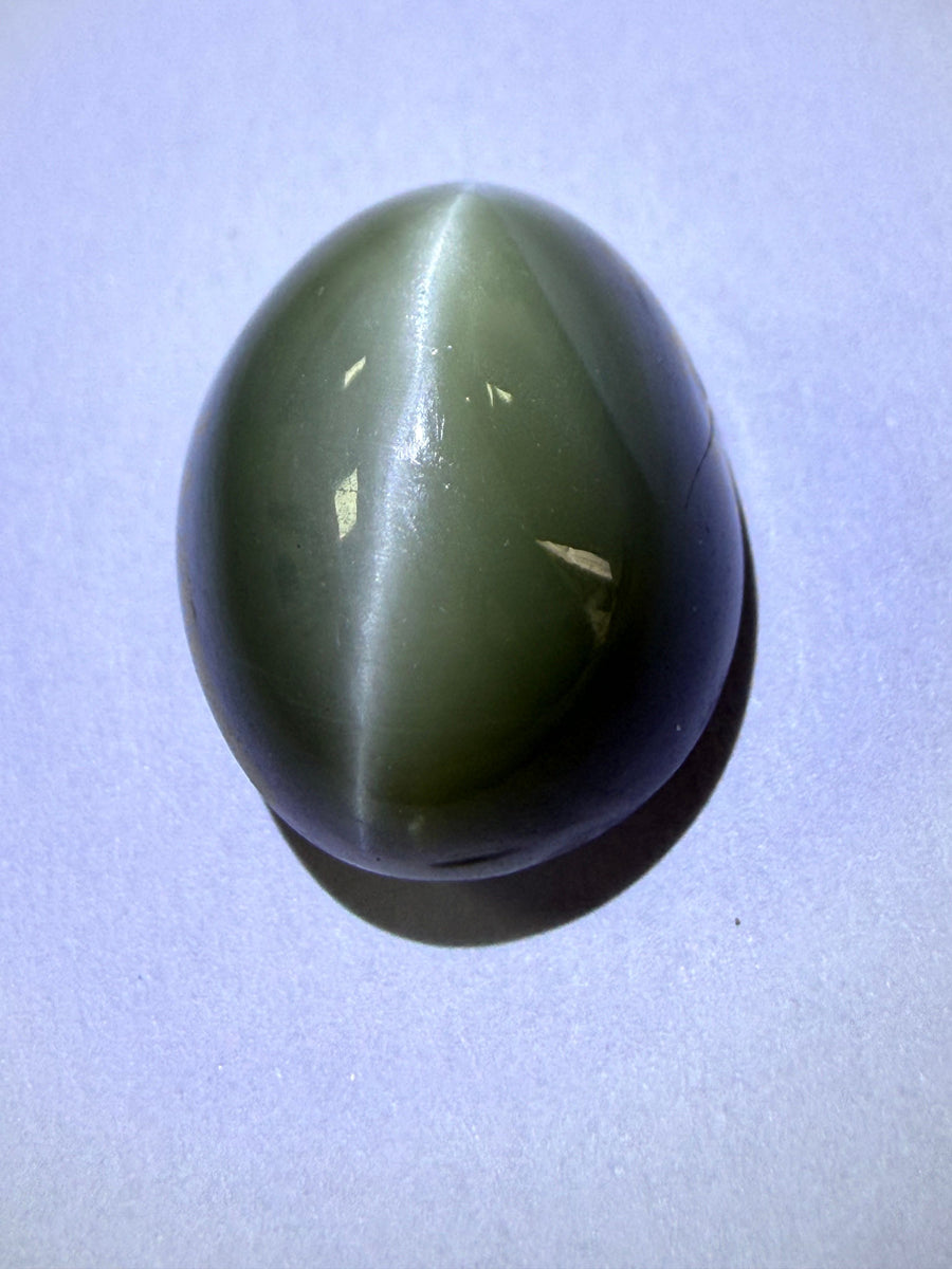 Oval Green Chrysoberyl 16.69ct loose gemstone