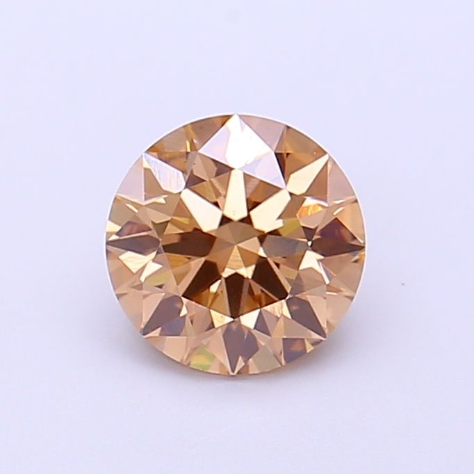 Round Fancy Light Brown Lab-grown Diamond 1.09ct VS2 loose diamond