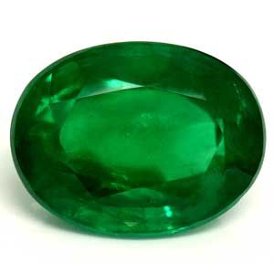 Oval Green Emerald 3.2ct loose gemstone