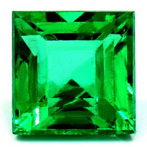 Square Green Emerald 1.21ct loose gemstone