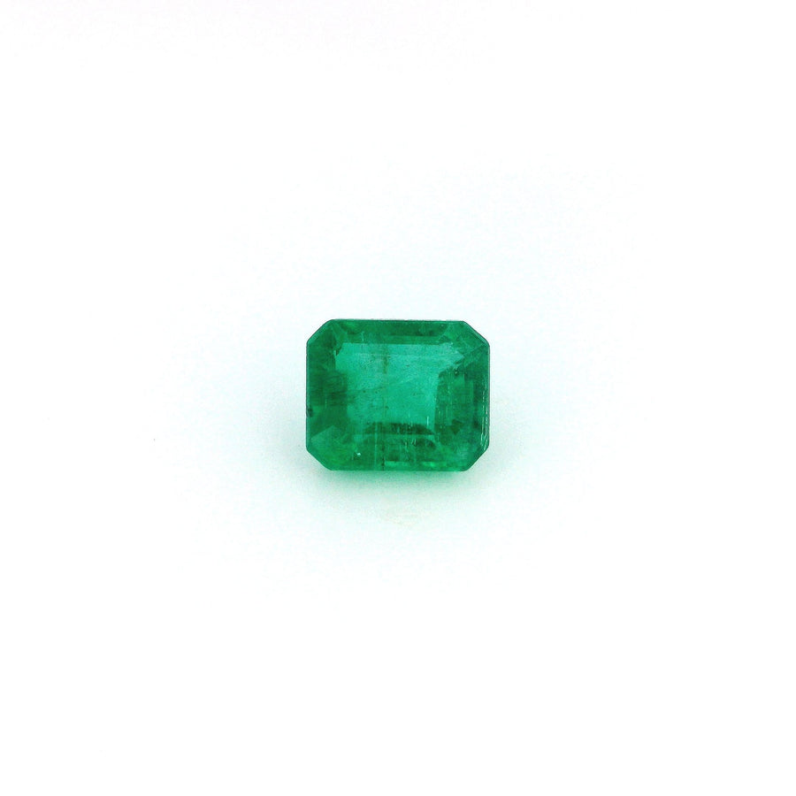 Octagonal Green Emerald 0.79ct loose gemstone