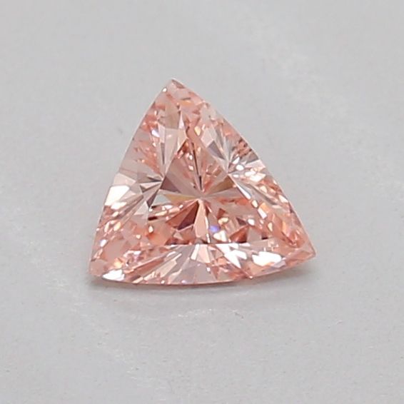Triangular Fancy Intense Pink Lab-grown Diamond 0.15ct VS2 loose diamond