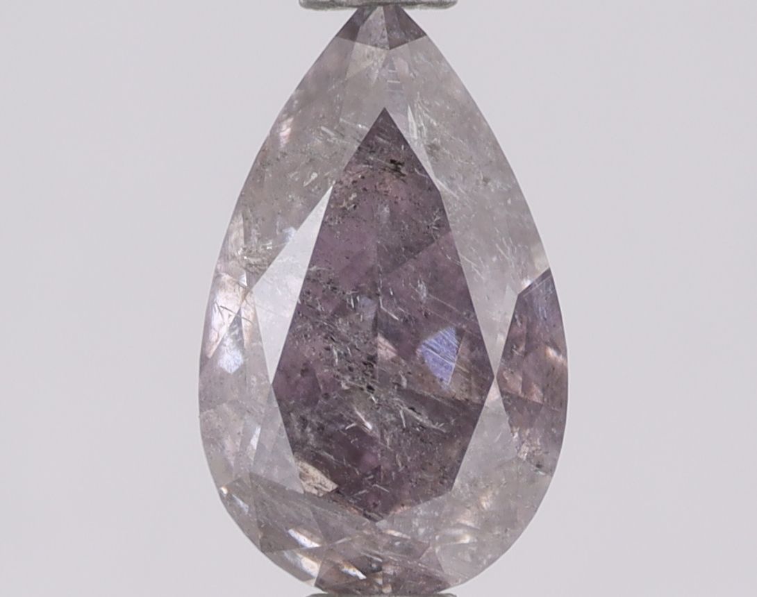 Pear Fancy Brown Purple Natural Diamond 1.03ct I3 loose diamond