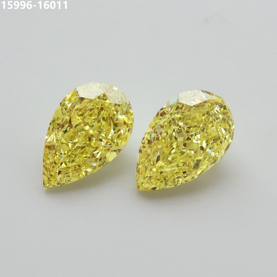 Pear Fancy Intense Yellow Natural Diamond 1.01ct SI2 loose diamond