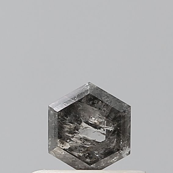 Hexagonal Salt And Pepper Natural Diamond 0.32ct VVS2 loose diamond
