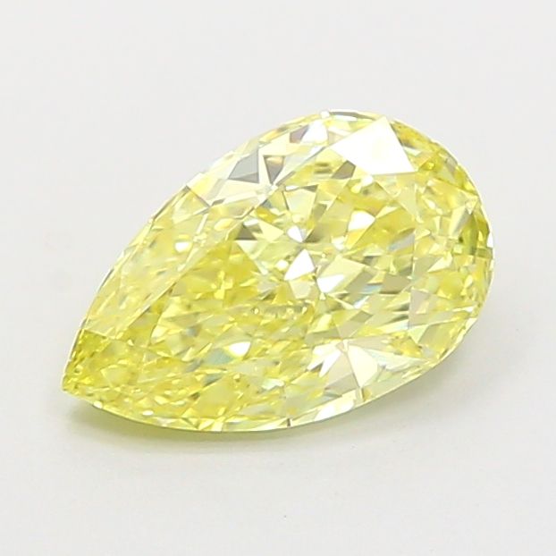 Pear Fancy Intense Yellow Lab-grown Diamond 1.4ct VS1 loose diamond