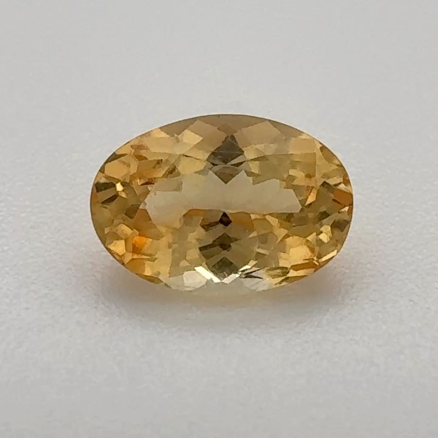 Oval Orange Topaz 1.16ct loose gemstone