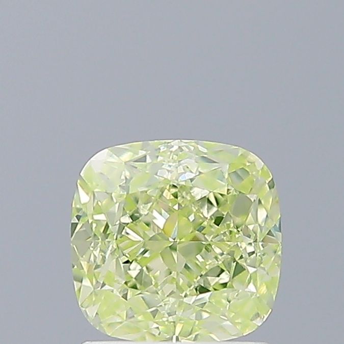 Cushion Fancy Yellow Green Natural Diamond 1.51ct VS1 loose diamond