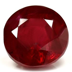 Round Red Ruby 2.03ct loose gemstone