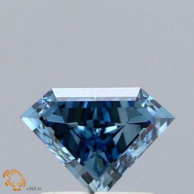 Pentagonal Fancy Vivid Blue Lab-grown Diamond 1.02ct VVS2 loose diamond