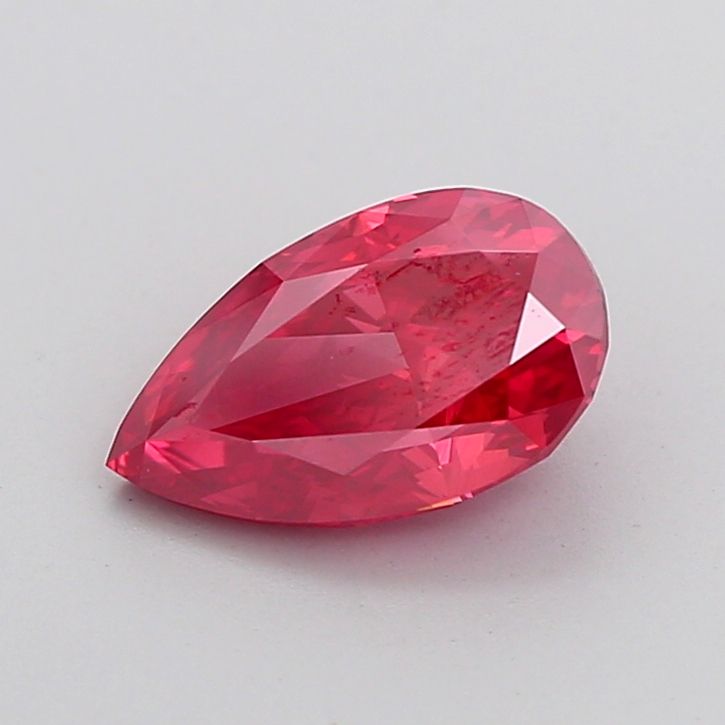 Pear Fancy Vivid Red Lab-grown Diamond 2.1ct VS2 loose diamond