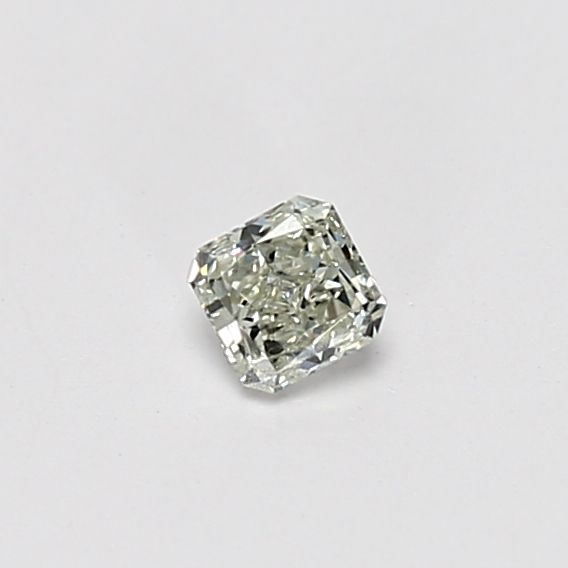 Radiant Fancy Light Yellow Green Natural Diamond 0.19ct SI1 loose diamond