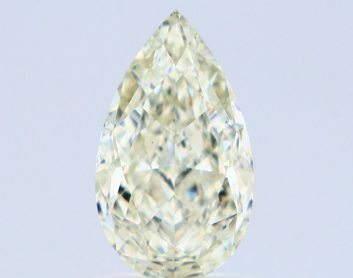 Pear Fancy Light Green Natural Diamond 1.71ct VS2 loose diamond