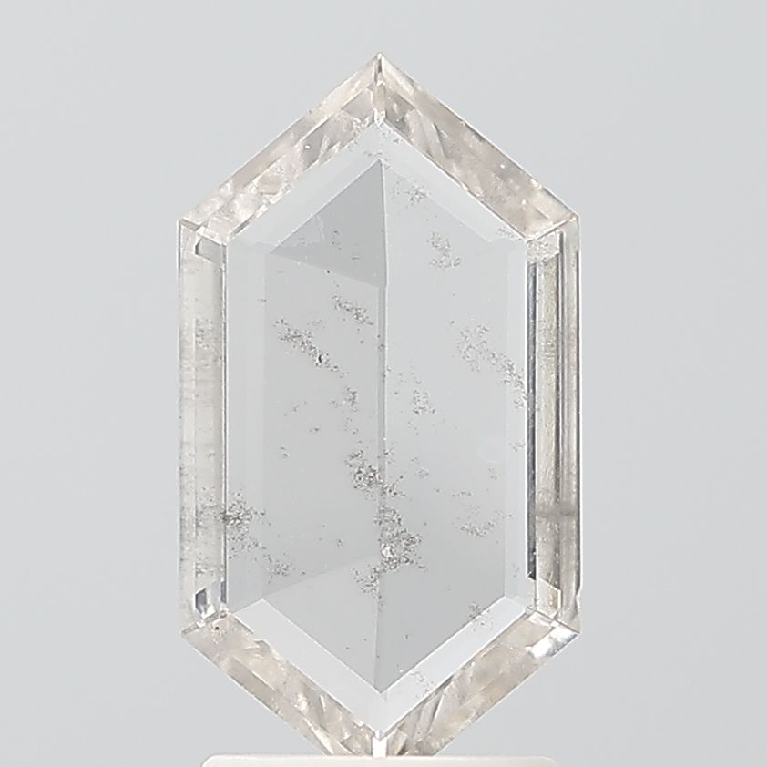Hexagonal Salt And Pepper Lab-grown Diamond 1.09ct I1 loose diamond