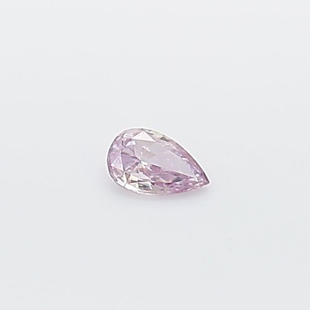 Pear Fancy Purple Pink Natural Diamond 0.04ct loose diamond