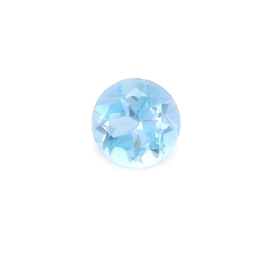 Round Blue Aquamarine 0.23ct loose gemstone