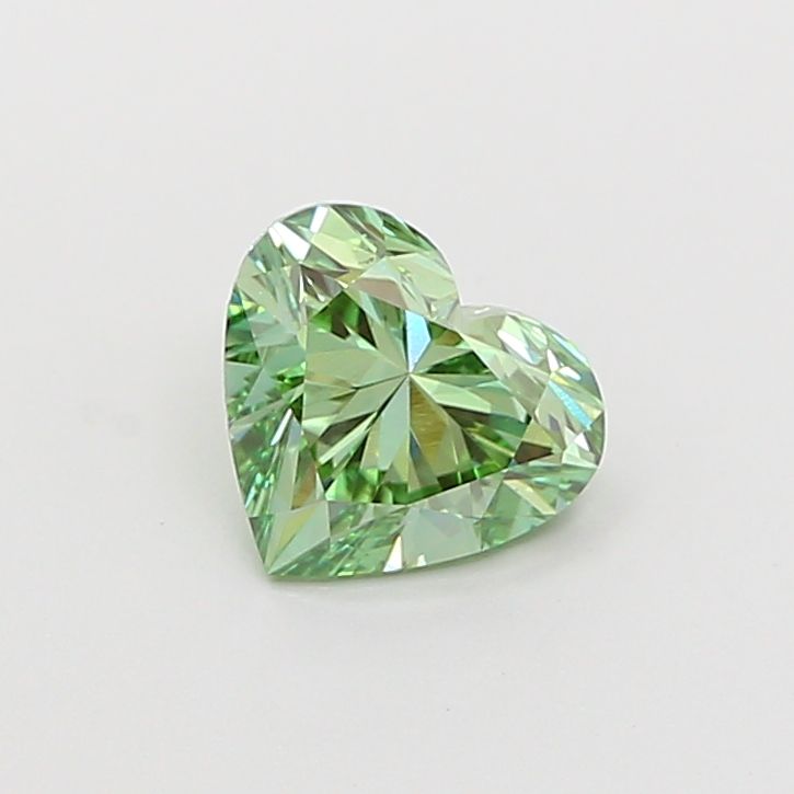 Heart Fancy Vivid Green Lab-grown Diamond 1.05ct VS1 loose diamond