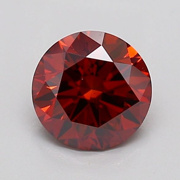 Round Fancy Deep Orange Lab-grown Diamond 1.04ct SI2 loose diamond