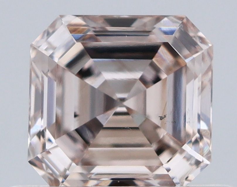 Square Emerald Fancy Light Pinkish Brown Natural Diamond 0.53ct SI1 loose diamond