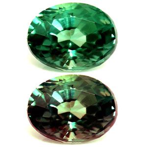 Oval Green Alexandrite 0.25ct loose gemstone