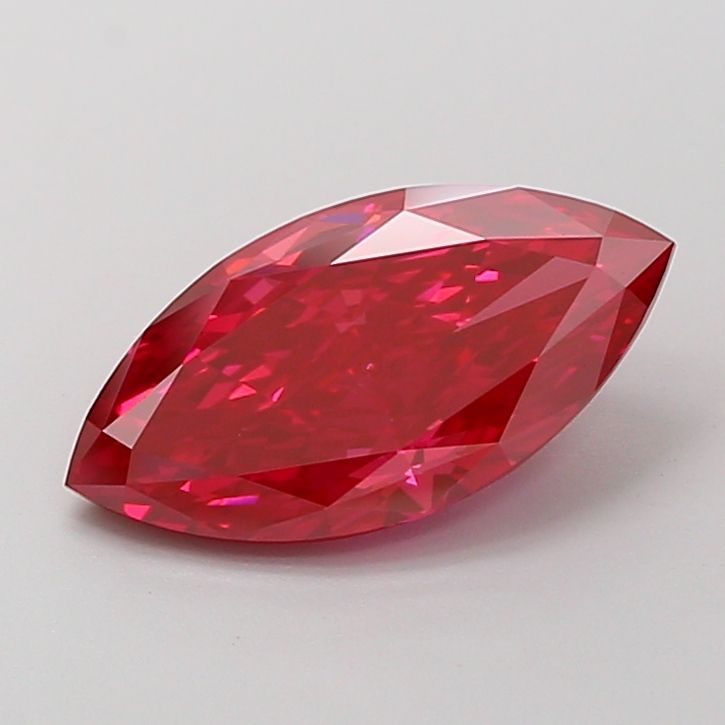 Marquise Fancy Vivid Red Lab-grown Diamond 2.52ct VVS2 loose diamond