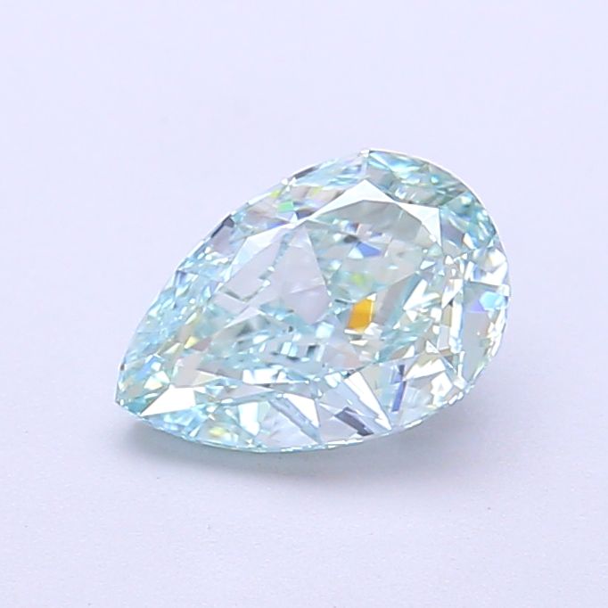 Pear Fancy Intense Green Lab-grown Diamond 1.04ct VVS2 loose diamond