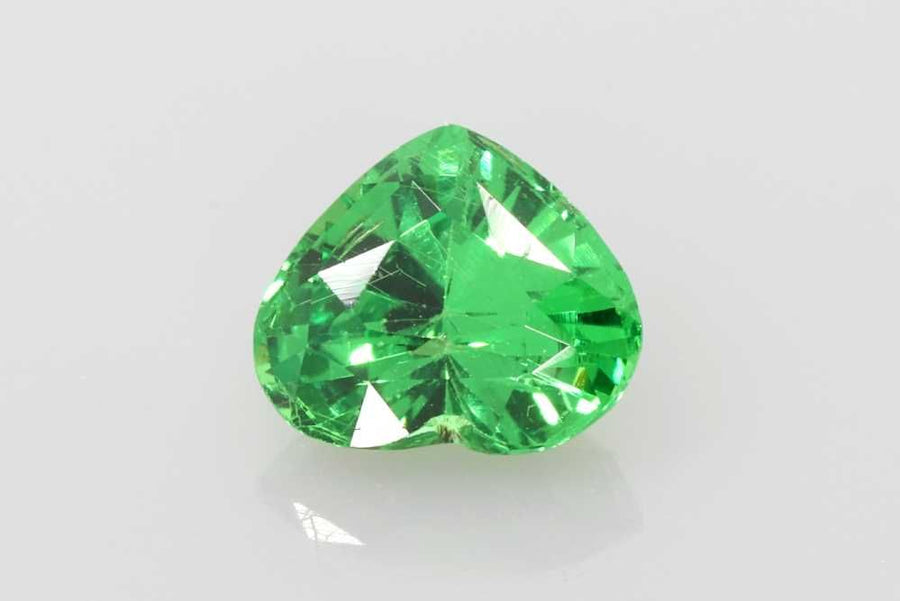 Heart Green Garnet 1.58ct loose gemstone
