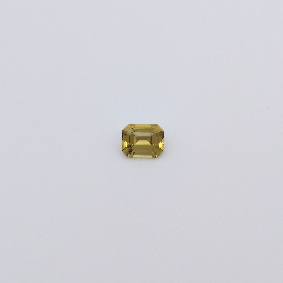Octagonal Green Chrysoberyl 1.21ct loose gemstone
