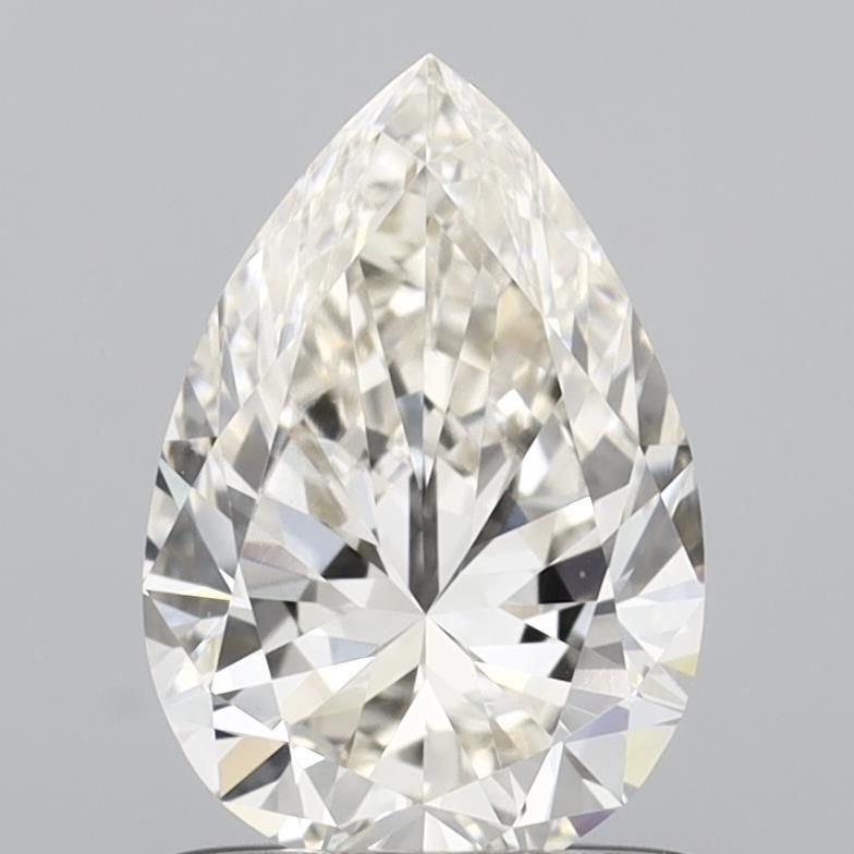 Pear Natural Diamond 0.90ct I VS1