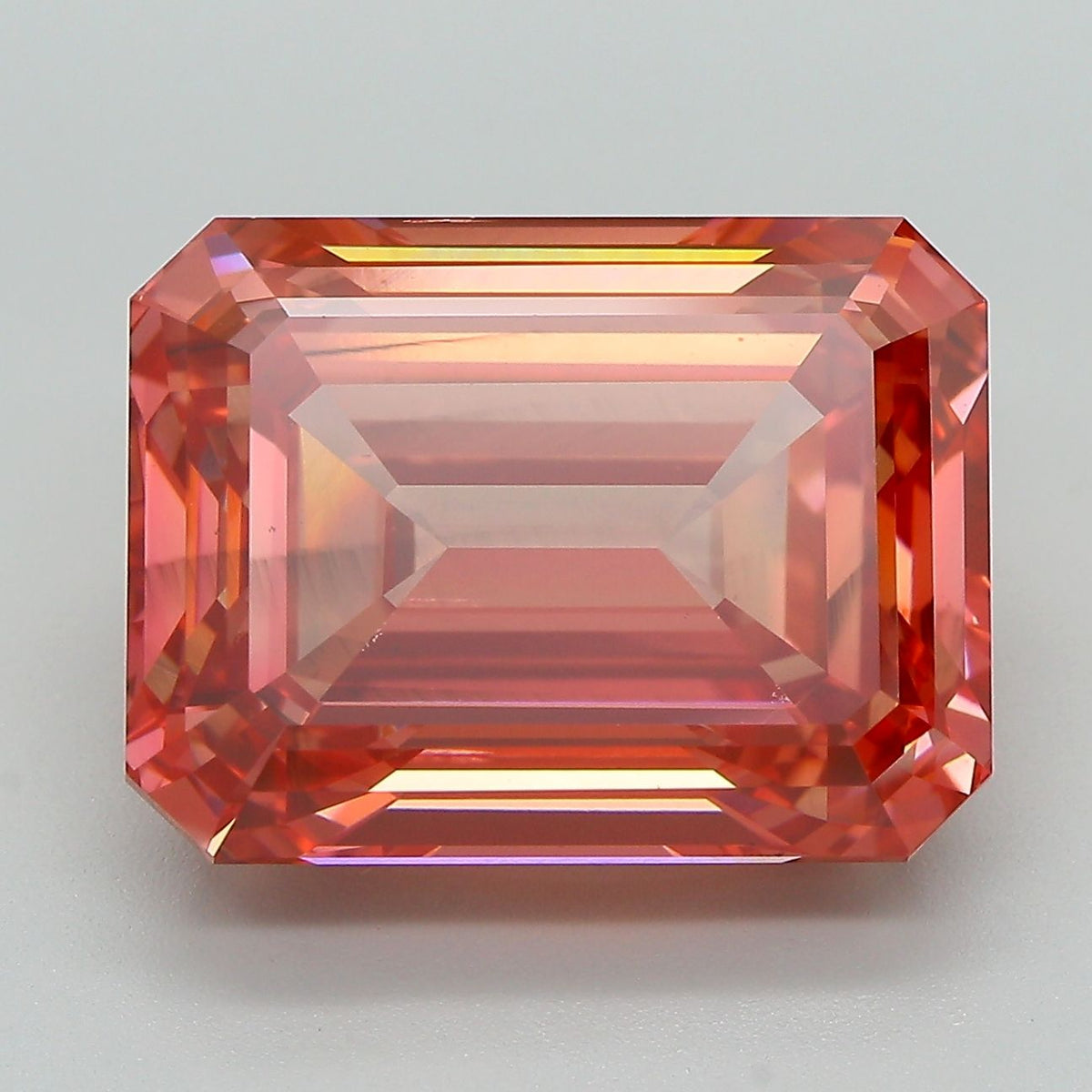 Emerald Fancy Red Lab-grown Diamond 13.52ct SI1 loose diamond