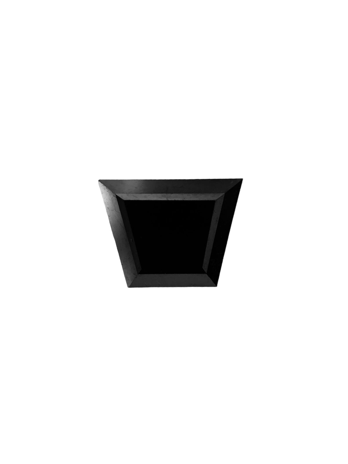 Trapezoid Fancy Black Natural Diamond 1.8ct VVS2 loose diamond