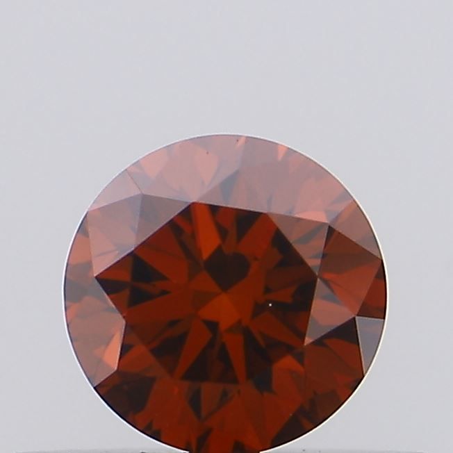 Round Fancy Deep Orange Lab-grown Diamond 0.34ct VS1 loose diamond