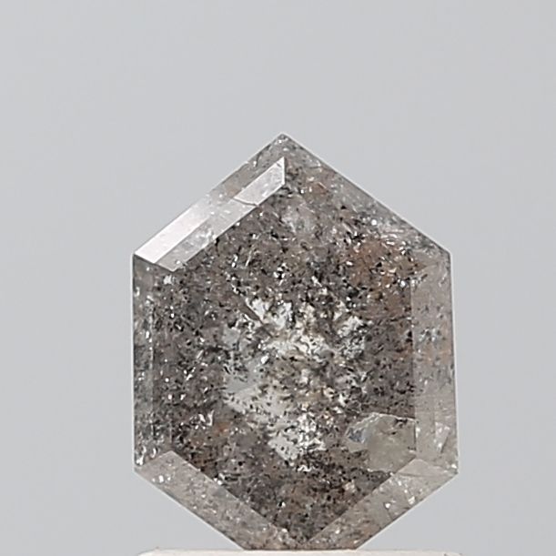 Hexagonal Salt And Pepper Natural Diamond 0.94ct VS1 loose diamond