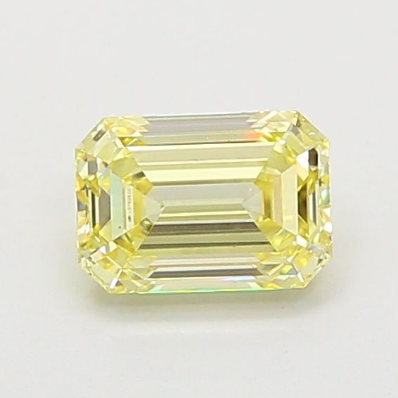 Emerald Fancy Yellow Lab-grown Diamond 1.16ct VS1 loose diamond