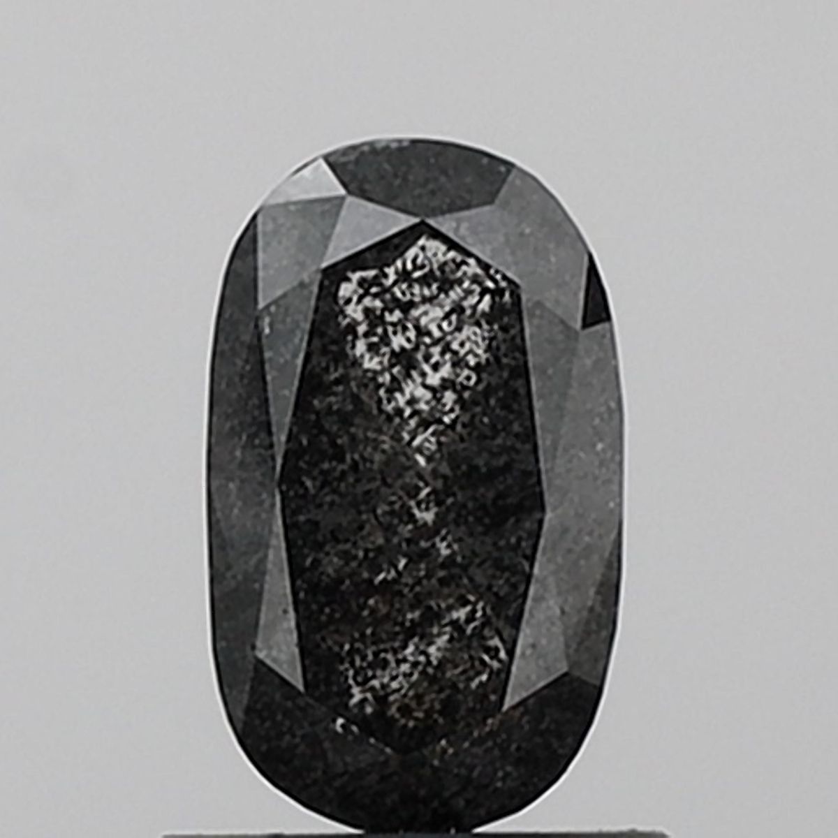 Oval Salt And Pepper Natural Diamond 0.99ct VVS2 loose diamond