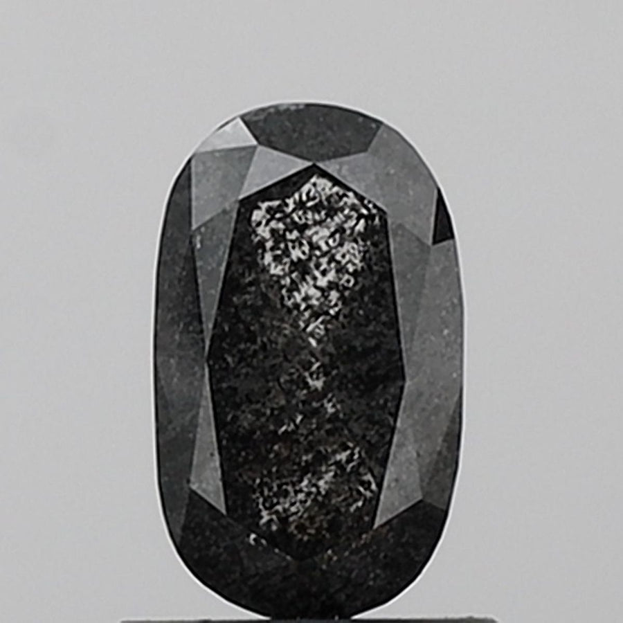 Oval Salt And Pepper Natural Diamond 0.99ct VVS2 loose diamond