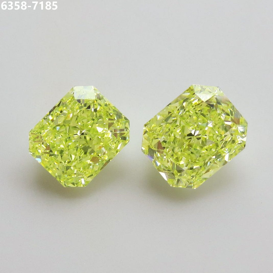 Radiant Fancy Intense Green Natural Diamond 1.53ct VS2 loose diamond